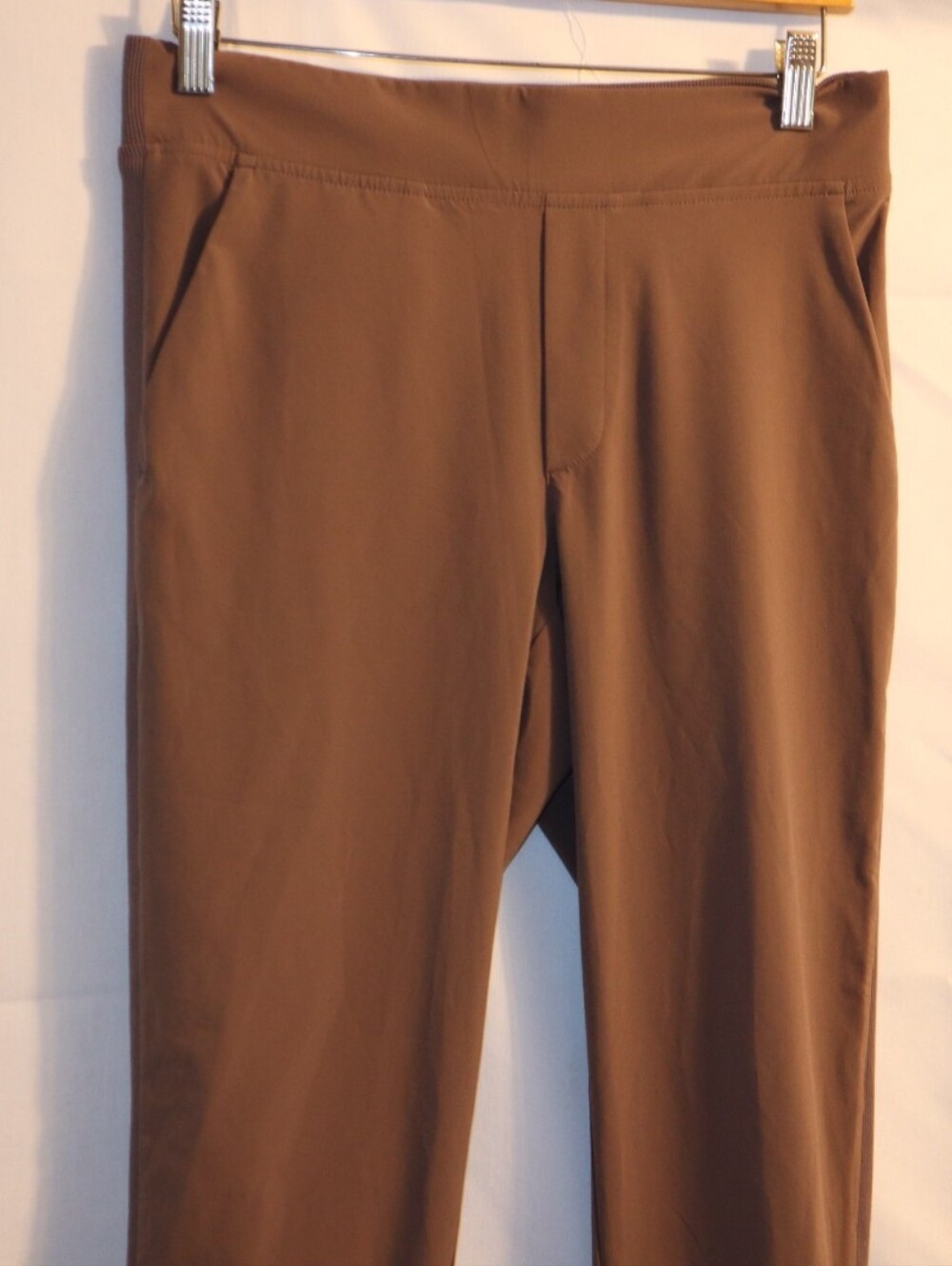 Brooklyn Ankle Pant Wrinkle-resistant, stretch fabric Brown Size 4 - Picture 10 of 12